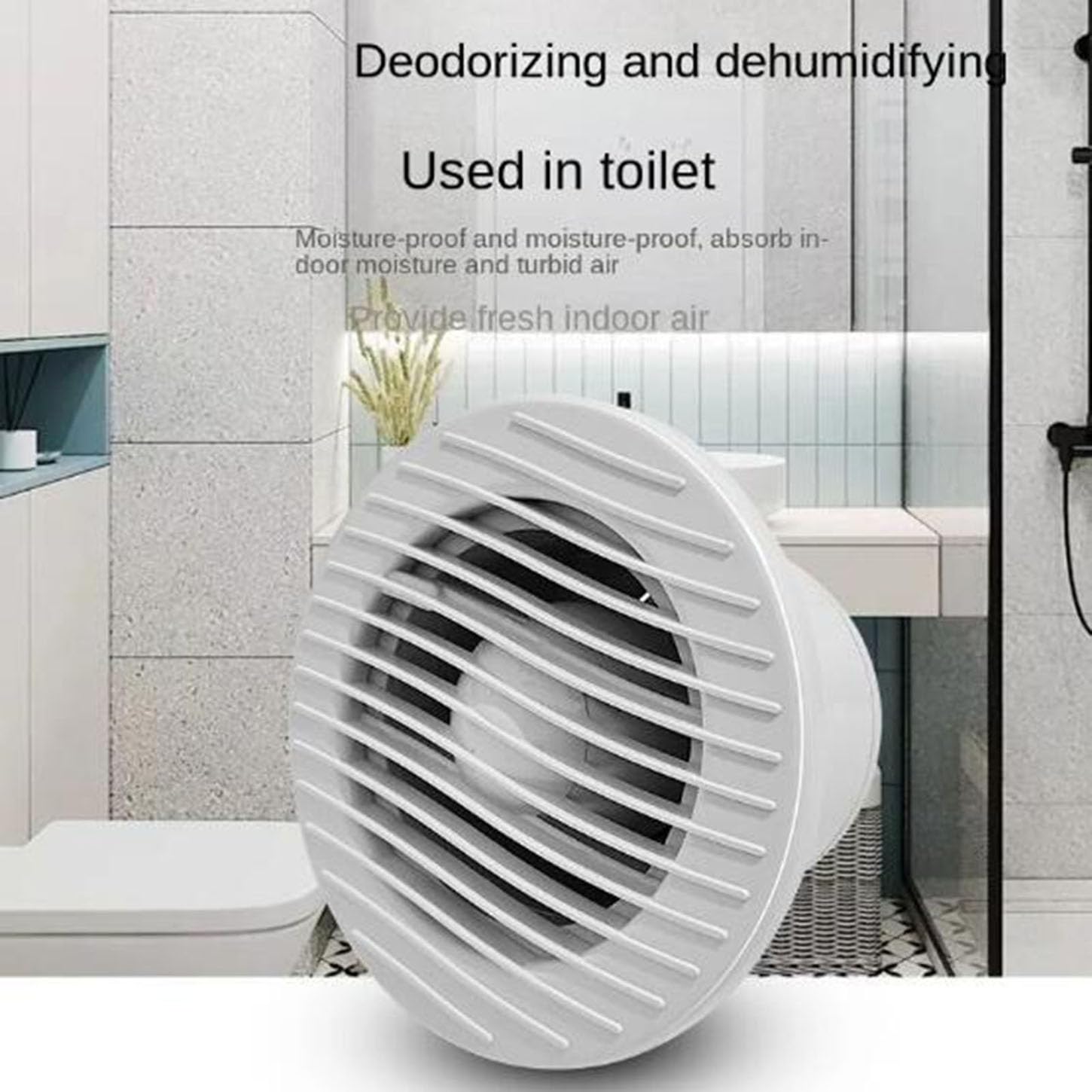 Extractor De Aire con Válvula Antirretorno Y Mando A Distancia,190 M³/H Extractor Baño Silencioso,Ventilador Extractor Blanco,para Cocina,Invernadero,Garaje,Oficinas,6 Inches