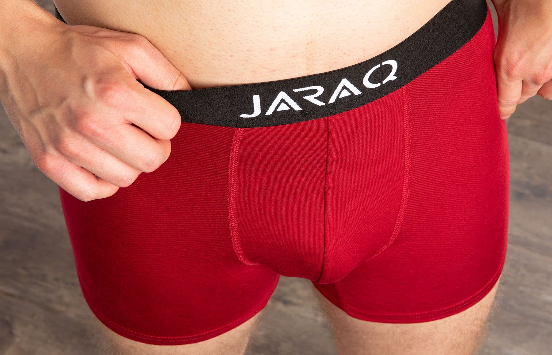 Bambus Herren Unterhose Boxershorts 6er Pack Perfekte Passform Anti Loch (2004 - Bordo, XL)