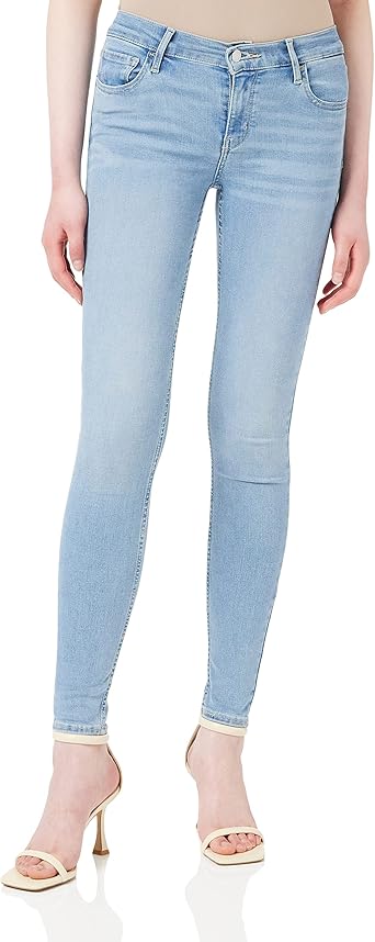Jean Stretch Galbant Jean Femme Levi's Innovation Super Skinny - Coupe Ultra Cintrée, Hyper Stretch, Galbant Jean Sculpt Levi's