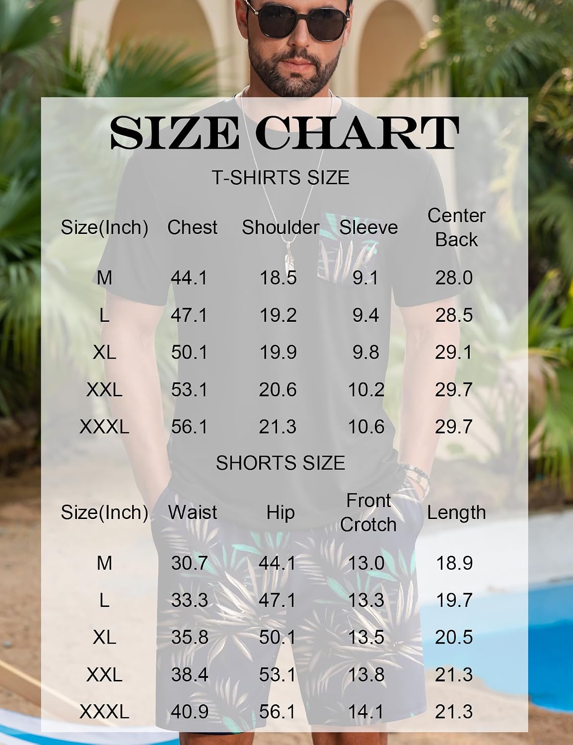 LecGee Mens Hawaiian 2 Piece Summer Outfits Short Sleeve Shirt and Floral Print Shorts Sets Beach Vacation Clothes for Men