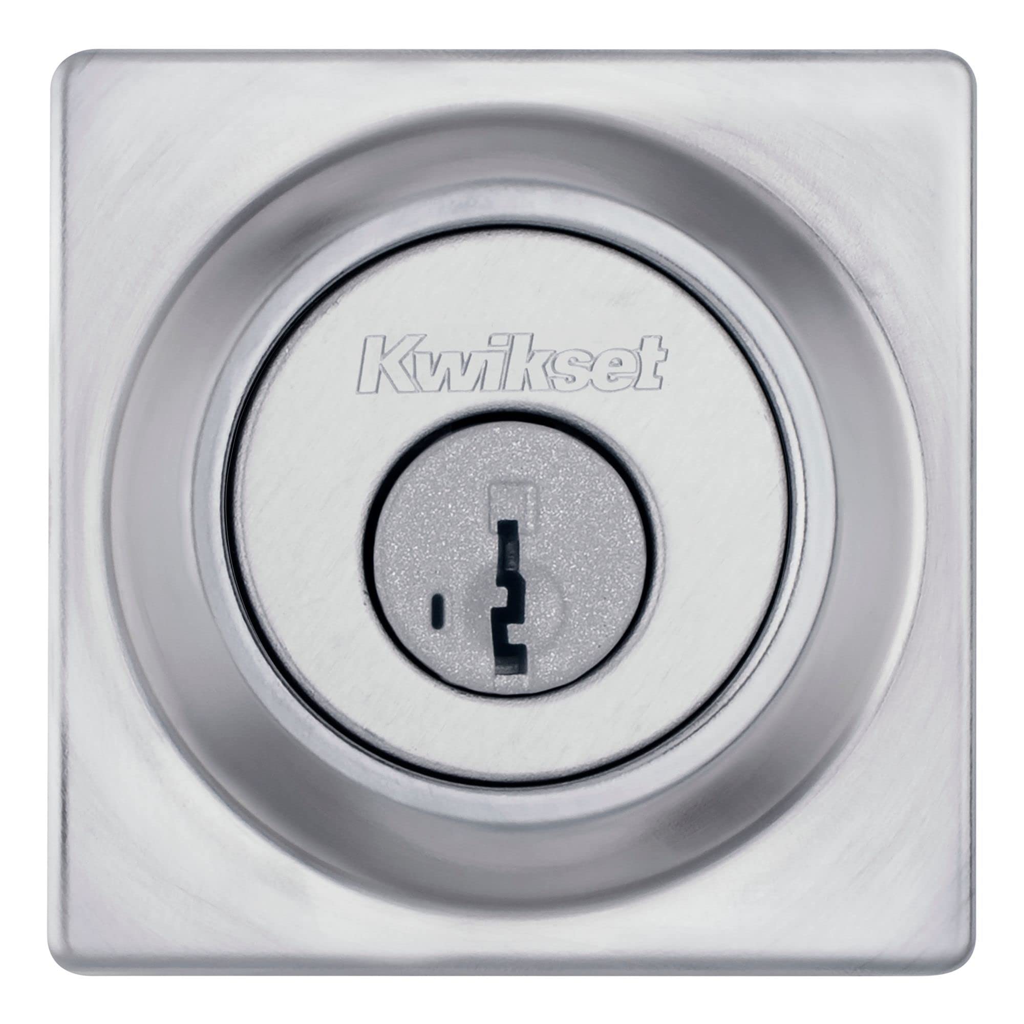 Pêne dormant Kwikset 660 chrome satiné design élégant