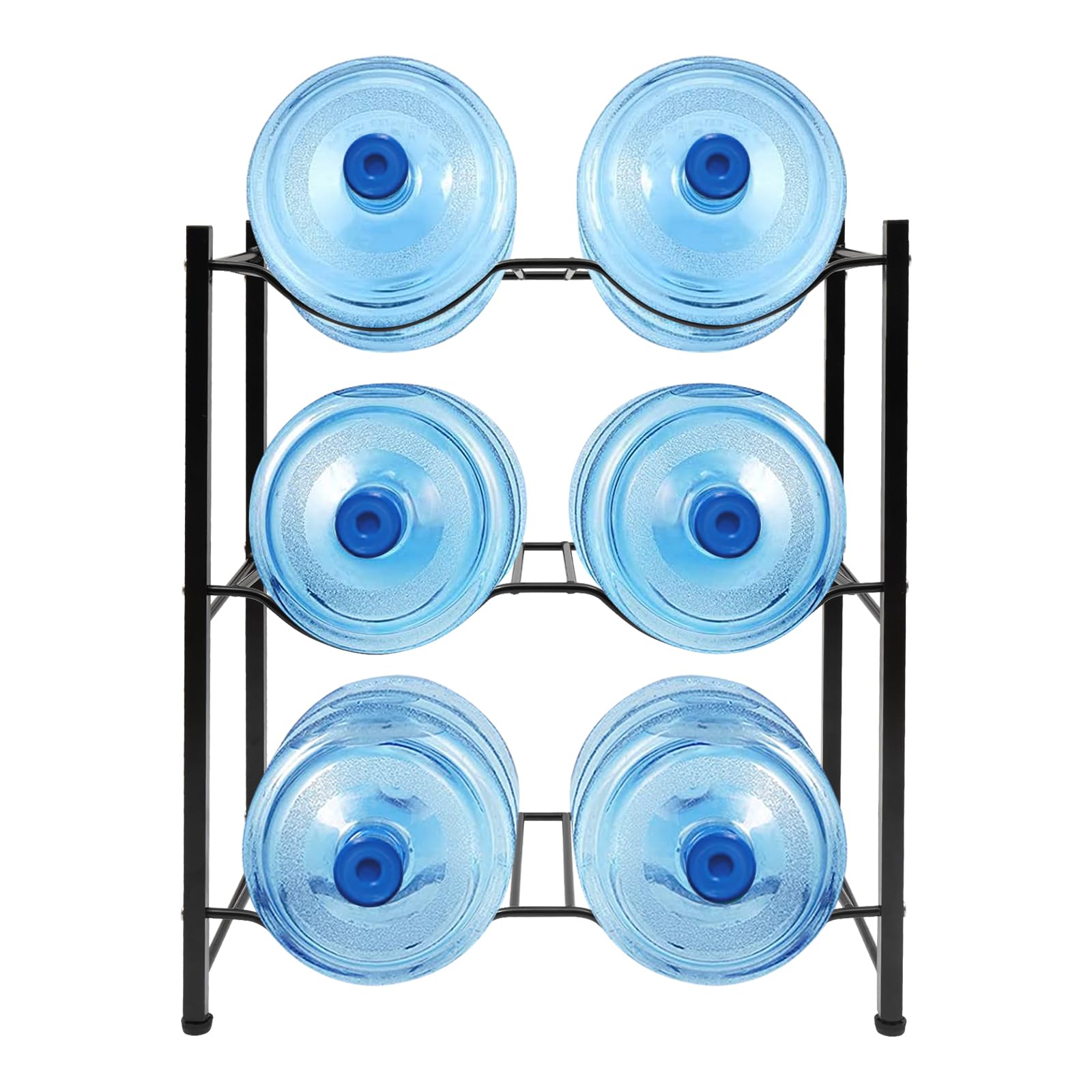 5 Gallon Water 3-Tier Water Cooler Jug Rack - Heavy Duty 5 Gallon ...