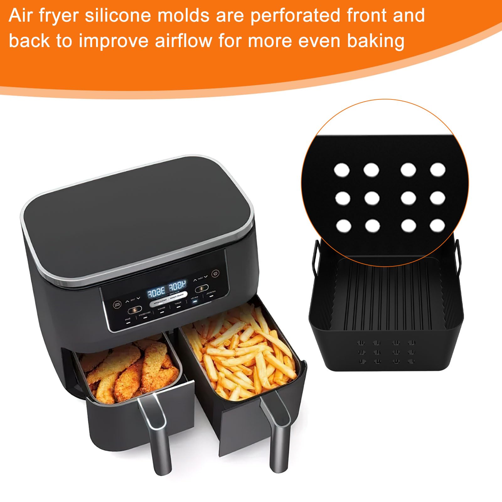 Ninja Foodi Dual Zone AF300EU Heißluftfritteuse - EdelKüche