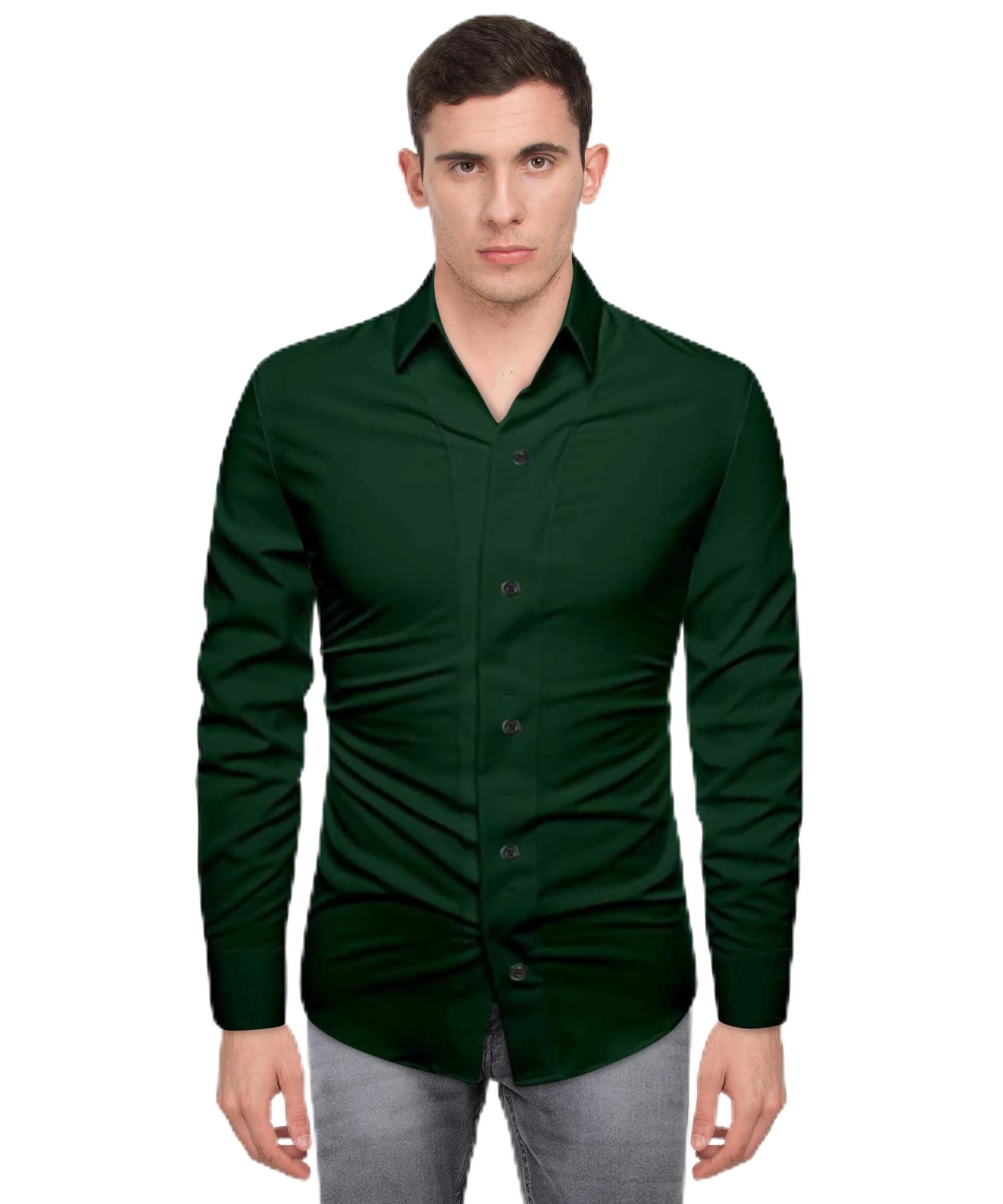 Cotton Blend Solid Shirt Fabric (Unstitched) PJE-Ushirt Lilo-1-picture-47