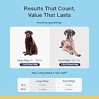 Vista 7 de ProDen PlaqueOff Masticables Suaves con Algas Naturales – para Perros de Razas Grandes y Gigantes – Apoya Dientes, Encías y Aliento Normal