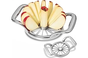 LIIGEMI Extra Large Apple Slicer, 16-Slice Thin Apple Cutter, Corer, Divider, and Wedger