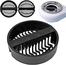 Hair Filter for Shower Drain Set 1 Pcs Black Compatible with Viega Tempoplex Model 6963, 6962, 6961, 6960 Shower Hair Collector, Shower Drain Hair Filter