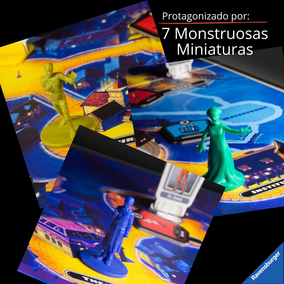 Ravensburger - Horrified Universal Monsters | Juegos De Mesa Adulto | Juego De Mesa 10 Años O Más | 1 A 5 Jugadores | Juegos De Mesa Niños 10 Años