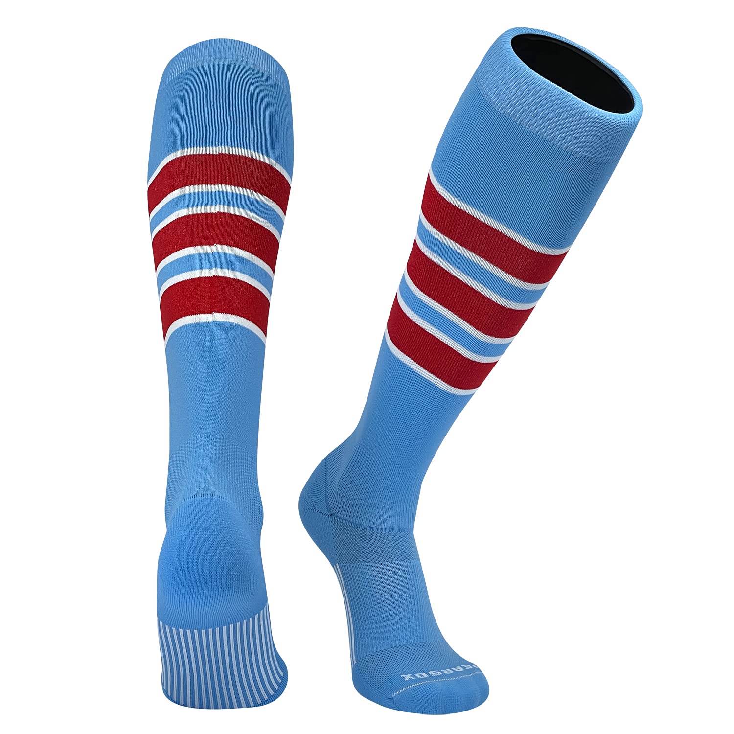 Mk Socks Slugger Sky Blue White Scarlet Red Knee-High Long Sports Socks