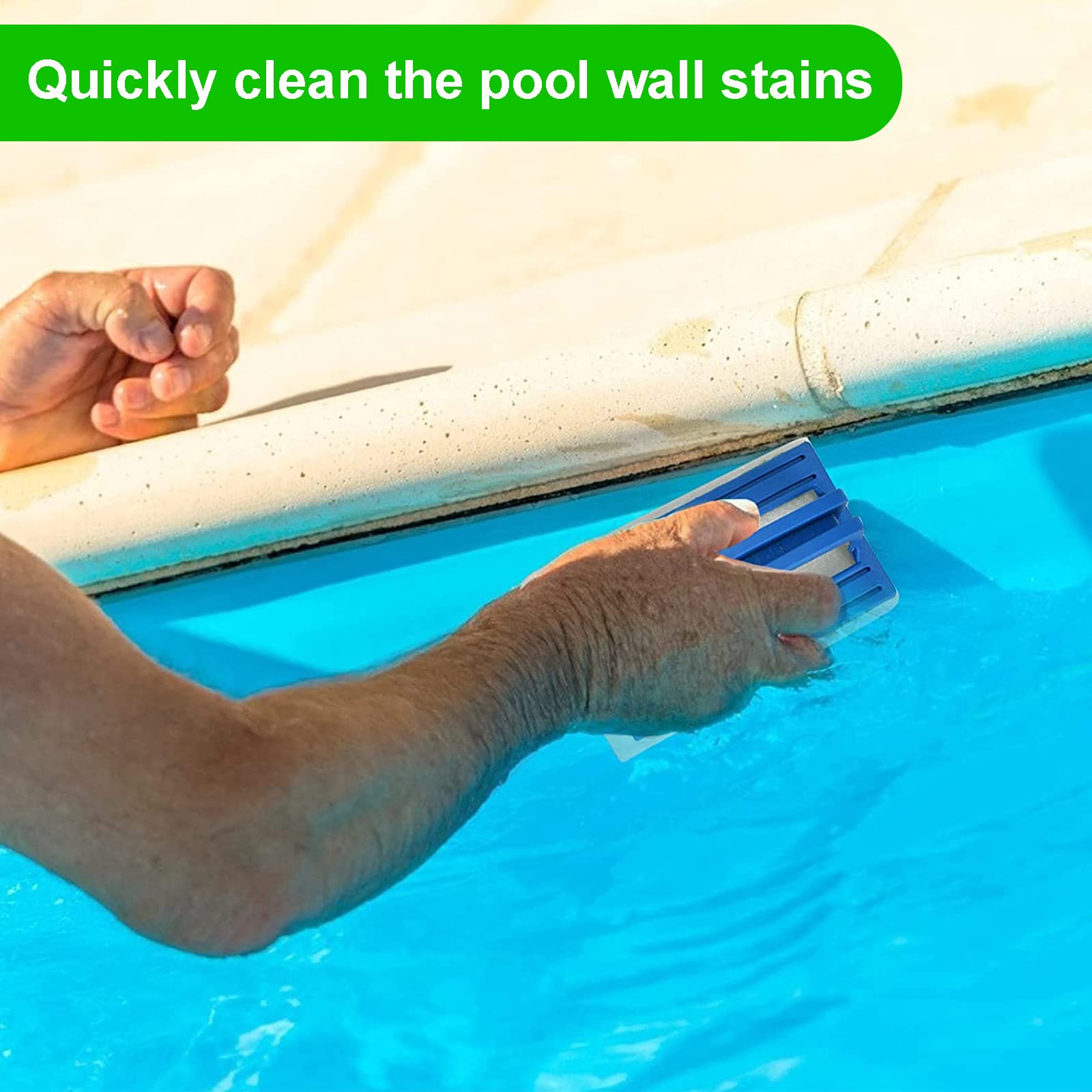 Spazzola spugna portatile per piscina, spazzola spugna resistente, per la pulizia di vasche, pareti e piastrelle della piscina | Leroy Merlin