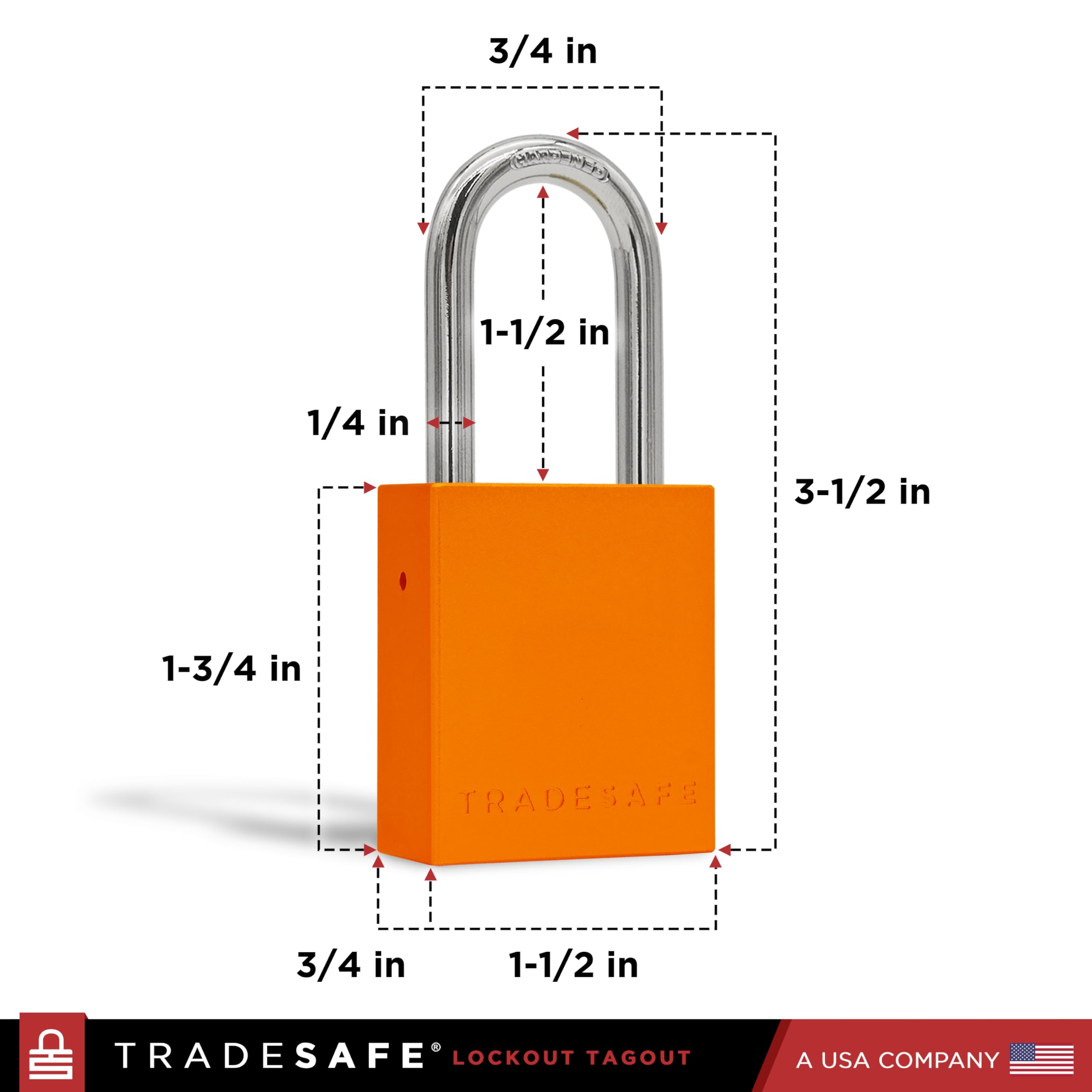 TRADESAFE Lockout Tagout Locks, Blue Keyed Different LOTO Locks, 10 Pcs, 2 Keys Per Lock - Walmart Supplies - View #4