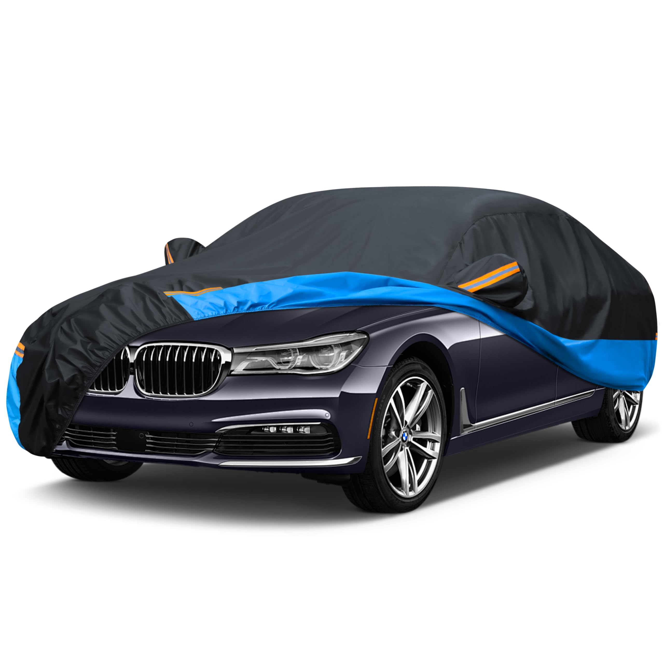 Car Cover Waterproof All Weather Outdoor Windproof Dustproof UV Protection Fit Sedan Audi A7 Buick Century Honda Accord