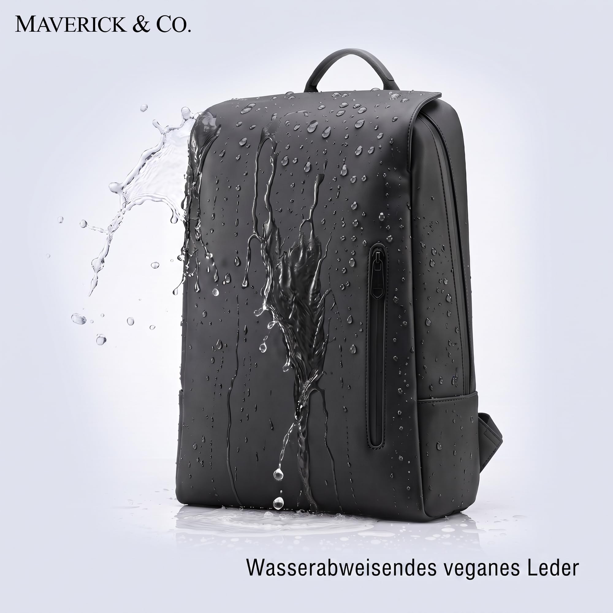 Maverick & Co. Vista Zaino Business 14,5L Laptop 16", Nero
