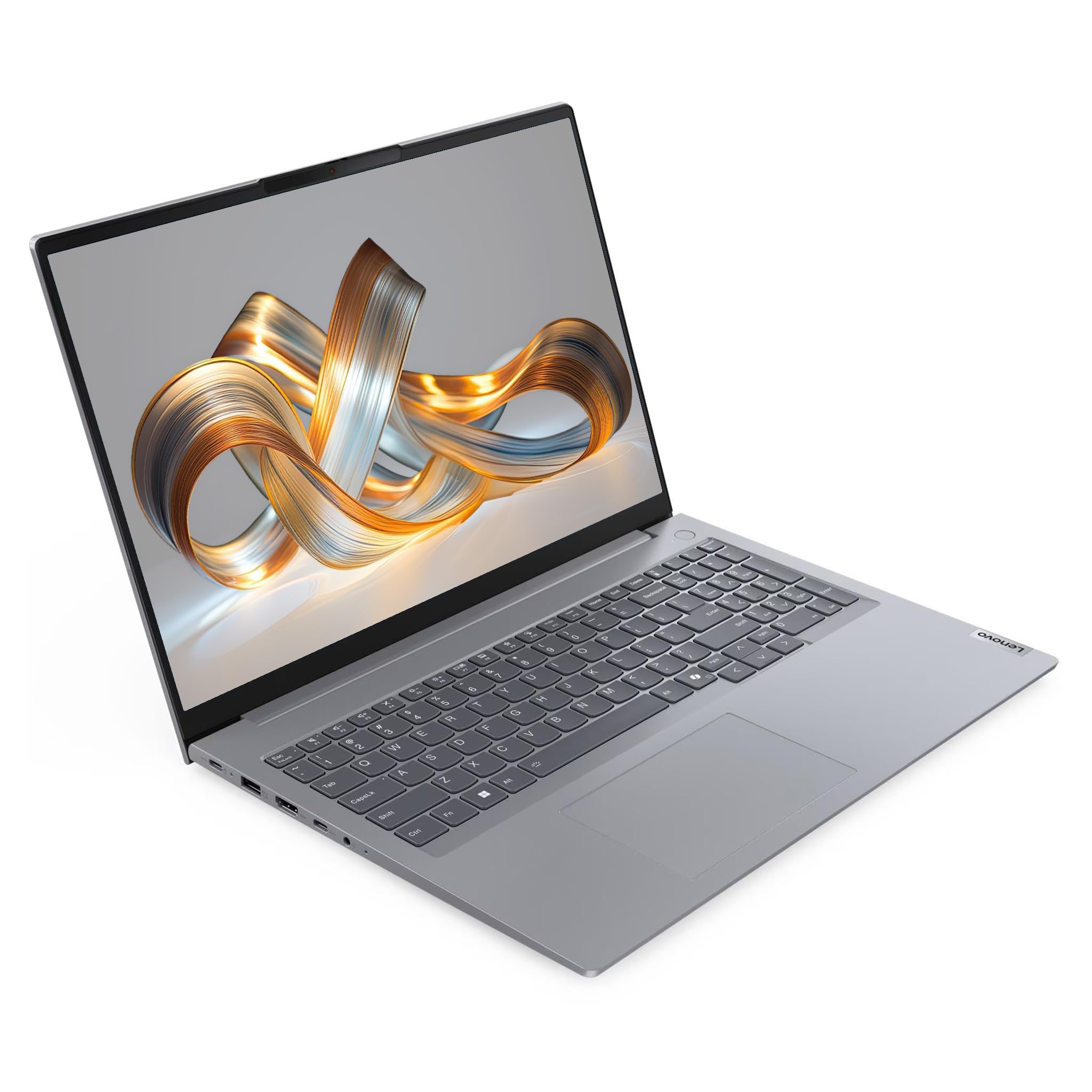 Lenovo ThinkBook 16 G7 ARP Business Laptop, AMD Ryzen 5-7535HS, 16 GB DDR5 RAM, 512 GB PCIe SSD, 16" WUXGA Display, AMD Radeon 660M Graphics, Deutsches Tastatur-Layout, Windows 11 Pro, Arctic Grey
