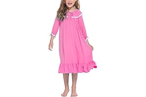 Ultra-Soft Girls' Nightgown for Sweet Dreams: Betsy & Lace Princess Party