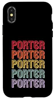 iPhoneケース PORTER -  PORTER SHEEN iPhone XS/ iPhone X CASE Amazon.com: Porter Case for iPhone X/XS : Cell Phones