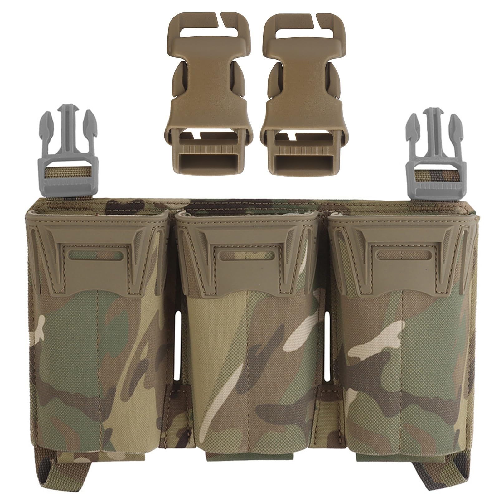 Wielokalibrowa Ładownica Na Potrójny Magazynek, Taktyczna Plakietka Na Kaliber 5,56/7,62x39/PCC 9 Mm Z Przedłużonym Magazynkiem, Przedni Panel Kamizelki Myśliwskiej