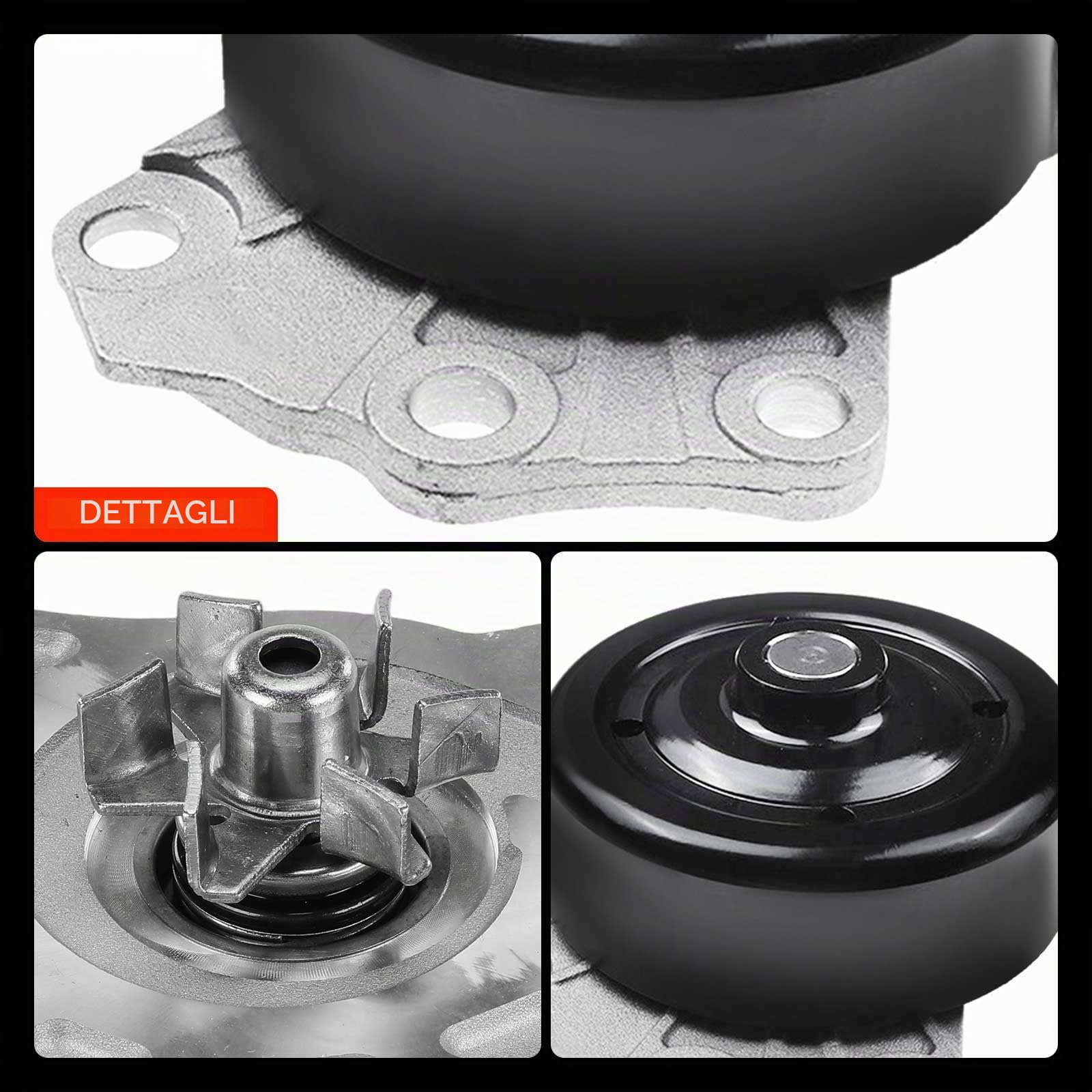 Frankberg Pompa dell'acqua 1201H0 | Compatibile con: C1 PM PN, S.i.r.i.o.n M3, Cuore VII L275 L276 L285, 107, Aygo B1, Yaris P9, Giustiziere IV