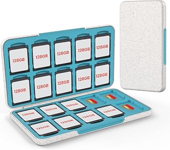 HEIYING SD Card Holder with 40 Precise Slots for SDXC SDHC Micro SD Cards
