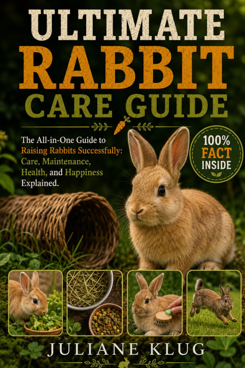 ULTIMATE RABBIT CARE GUIDE: The All-in-One Guide to Raising Rabbits Successfully: Care, Maintenance, Health, and Happiness Explained.