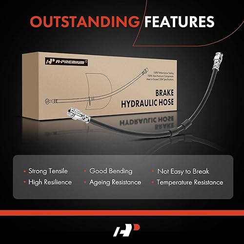 Miniatura 6 de A-Premium Manguera hidráulica de freno interior del pasajero trasero compatible con BMW E85 Z4 2003-2008