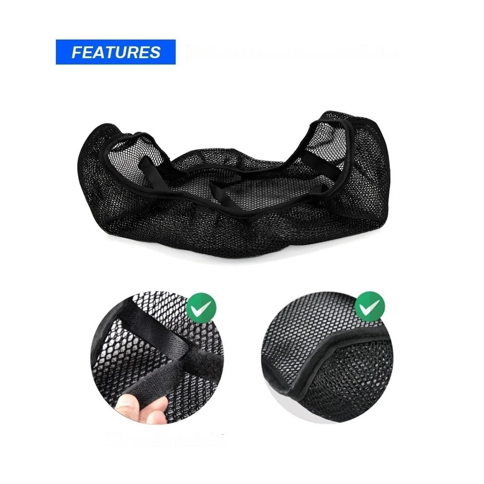 Motocicletta‌ copri Sella Coprisella Cuscino Del Sedile Di Protezione Passeggero Per V-strom DL 800 DE DL800 RE Per La Copertura Antiscivolo Traspirante Per Motociclette Per Adventure