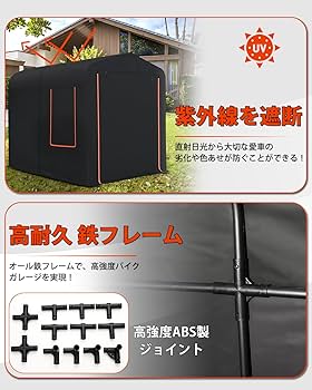 Amazon.co.jp: Mozan バイクガレージ サイクルハウス サイクルポート