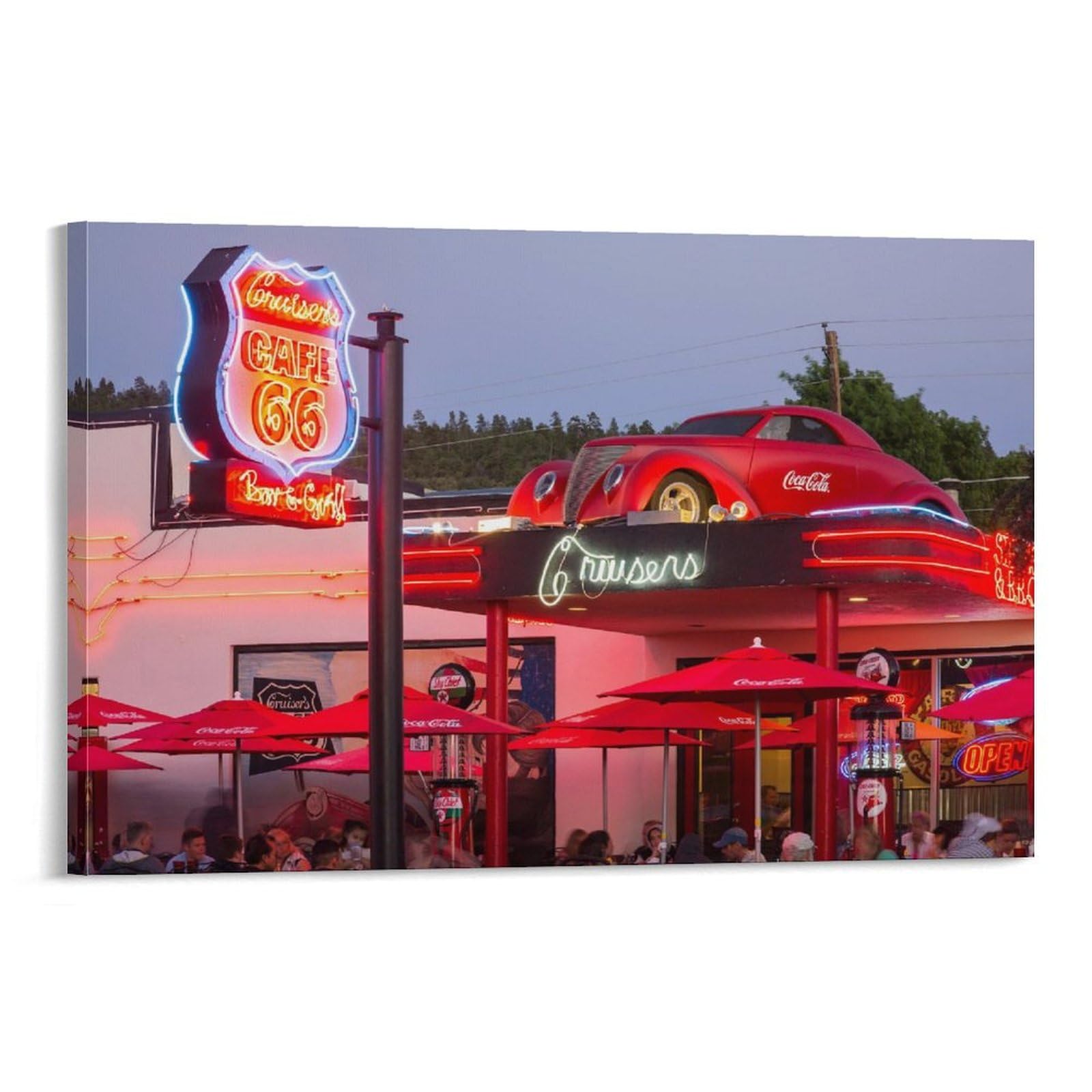 Amazon.co.jp: ヴィンテージ アメリカン ルート 66 ROUTE 66
