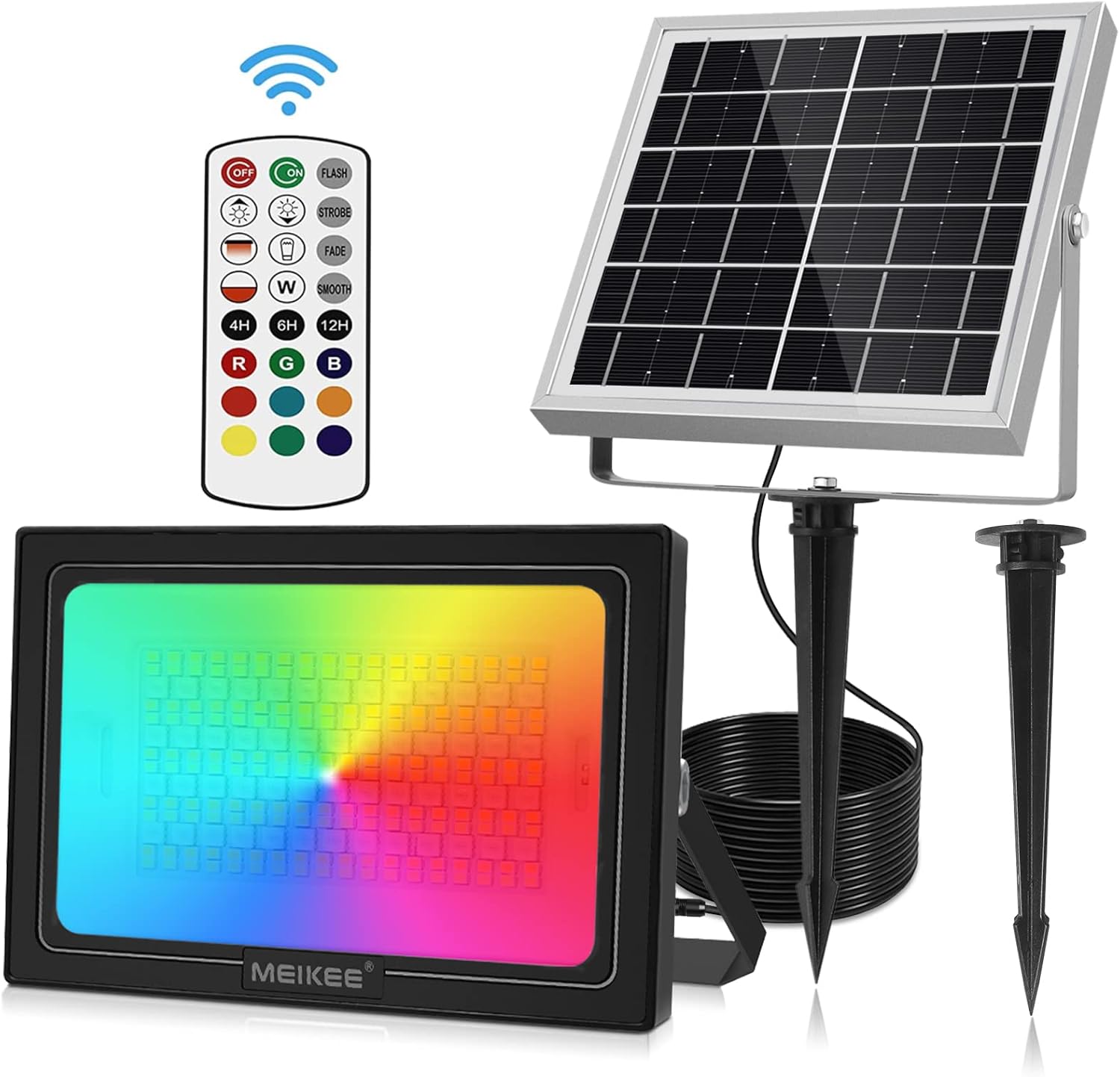 Authentic Crazy Deals MEIKEE 150W LED Flood Light, Super Bright 15000 LM LED Work Light, IP66 Waterproof Outdoor Security Lights 5000K Natural White Light Flood Light for Garage, Garden, Lawn and Yard（2Pack)