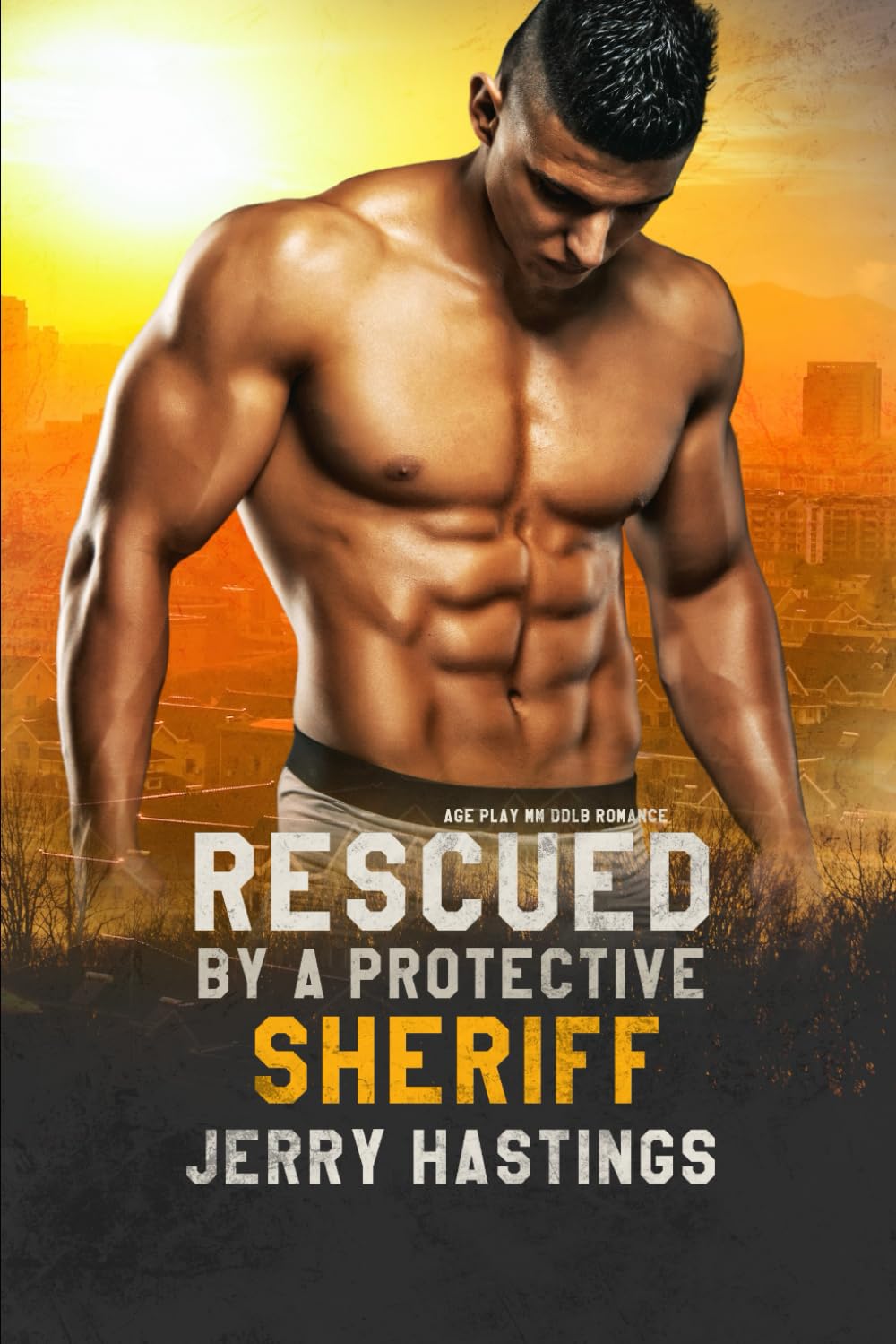 Rescued by a Protective Sheriff: Age Play MM DDlb Romance: 1 (Daddies of Maplewood)