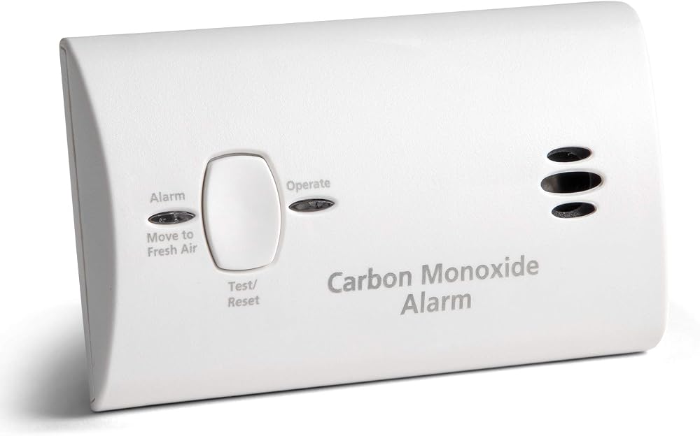 Kidde Carbon Monoxide Detector, AA Battery Powered, Portable for Travel or Home, 85 dB Alarm, LED Status Indicators, 3rd Edition