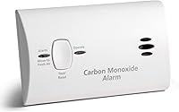 Kidde Battery Powered Carbon Monoxide Detector, Portable CO Alarm with LEDs, Test-Reset Button, 10-Year Warranty