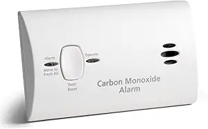 Kidde Carbon Monoxide Detector, Battery Powered CO Alarm with LEDs, Test-Reset Button, Low Battery Indicator, Portable