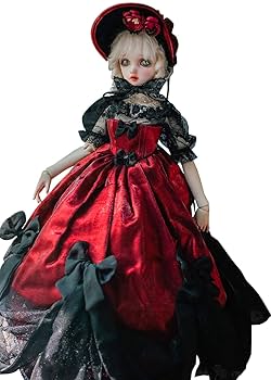 Amazon.co.jp: 1/3 1/4 1/6ドール用Bjd 復古風 貴族風 赤ずきん