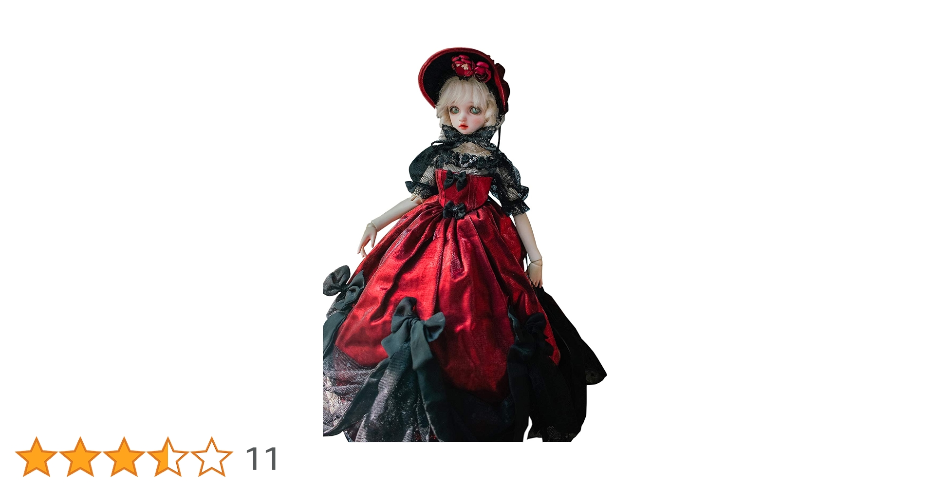 Amazon.co.jp: 1/3 1/4 1/6ドール用Bjd 復古風 貴族風 赤ずきん