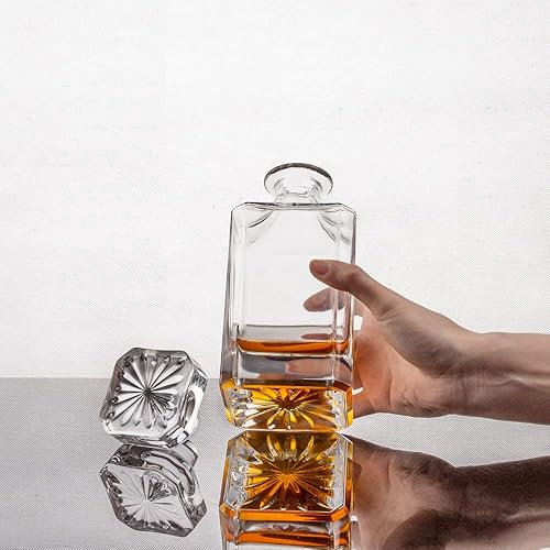 Miniatura 8 de Juego de 6 vasos de whisky de cristal de alta calidad, grandes sin plomo, vasos de degustación de vidrio escocés para beber whisky irlandés y