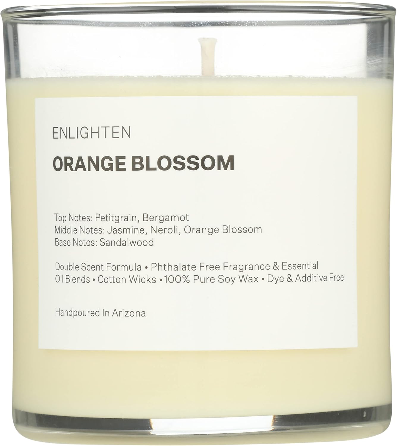 ENLIGHTEN CANDLES ARIZONA Orange Blossom Candle Tumbler, 1