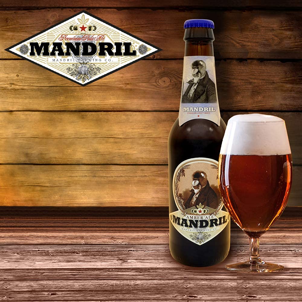 Cerveza Artesana Mandril Amber Ale - 12x33cl