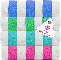 Vista 28 de CASA COPENHAGEN Diseñado en Dinamarca, 2 toallas de baño grandes de 550 GSM, 2 toallas de mano grandes, 2 paños de lavado, juego de 6 toallas