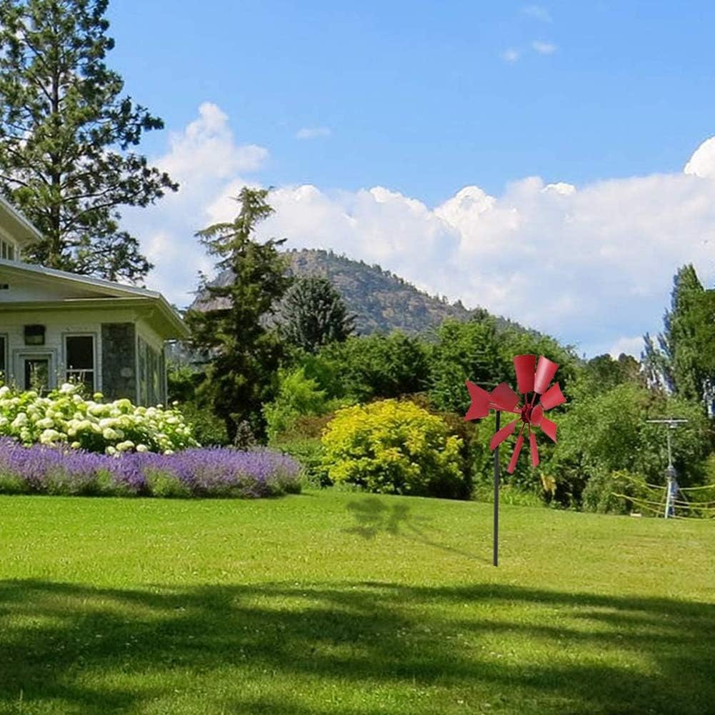 Garden Wind Stake Pinwheels Windmills Spinners Rotating Wind Spinners Greenhouse Decoration Outdoor Lawn