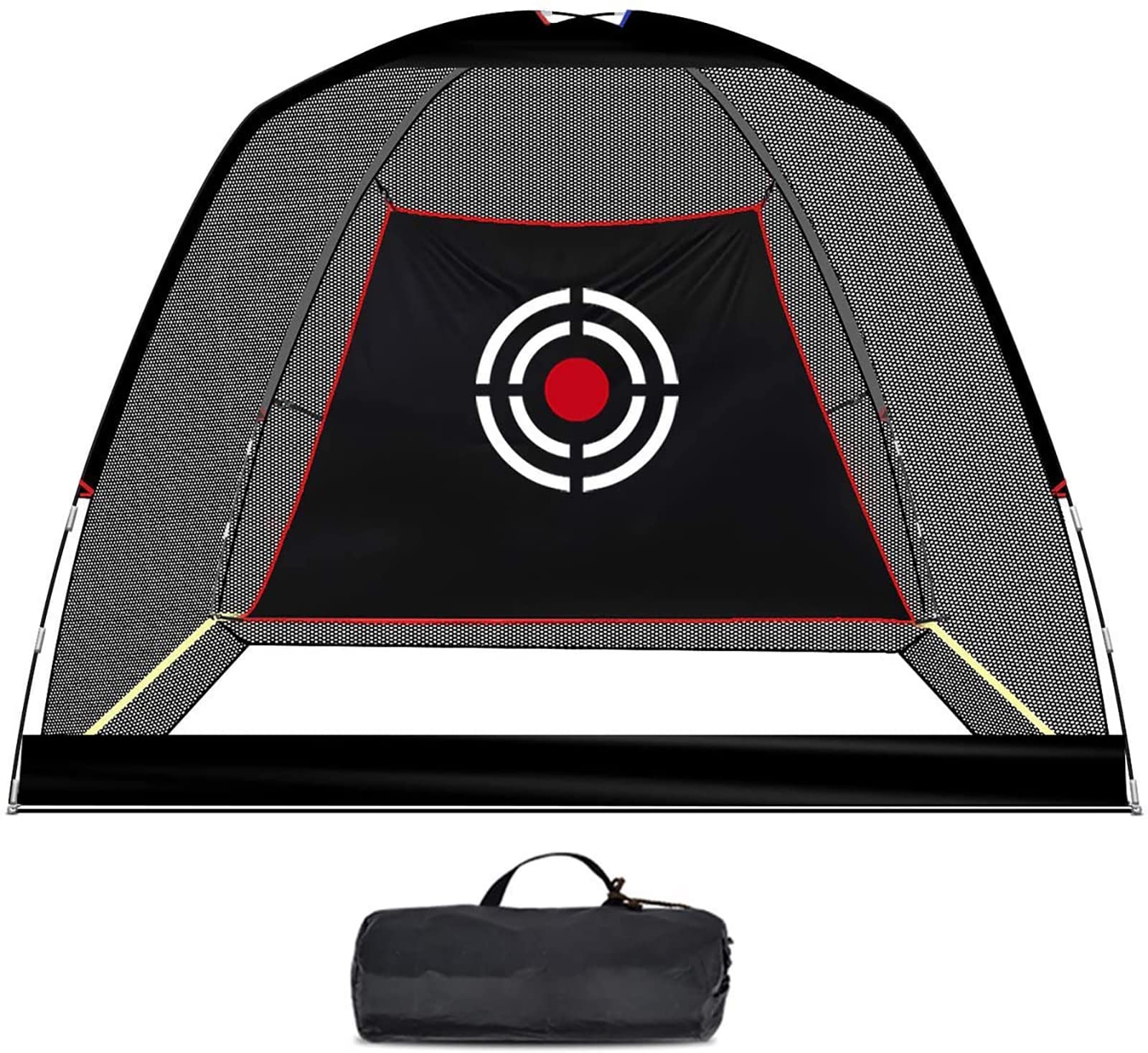 Kapler Golf Übungsnetz 300 x 200 x 180 cm: Großes Golfnetz für Garten & Indoor, Tragbares Schlagnetz mit Glasfaserstangen, Driving & Chipping Training Set