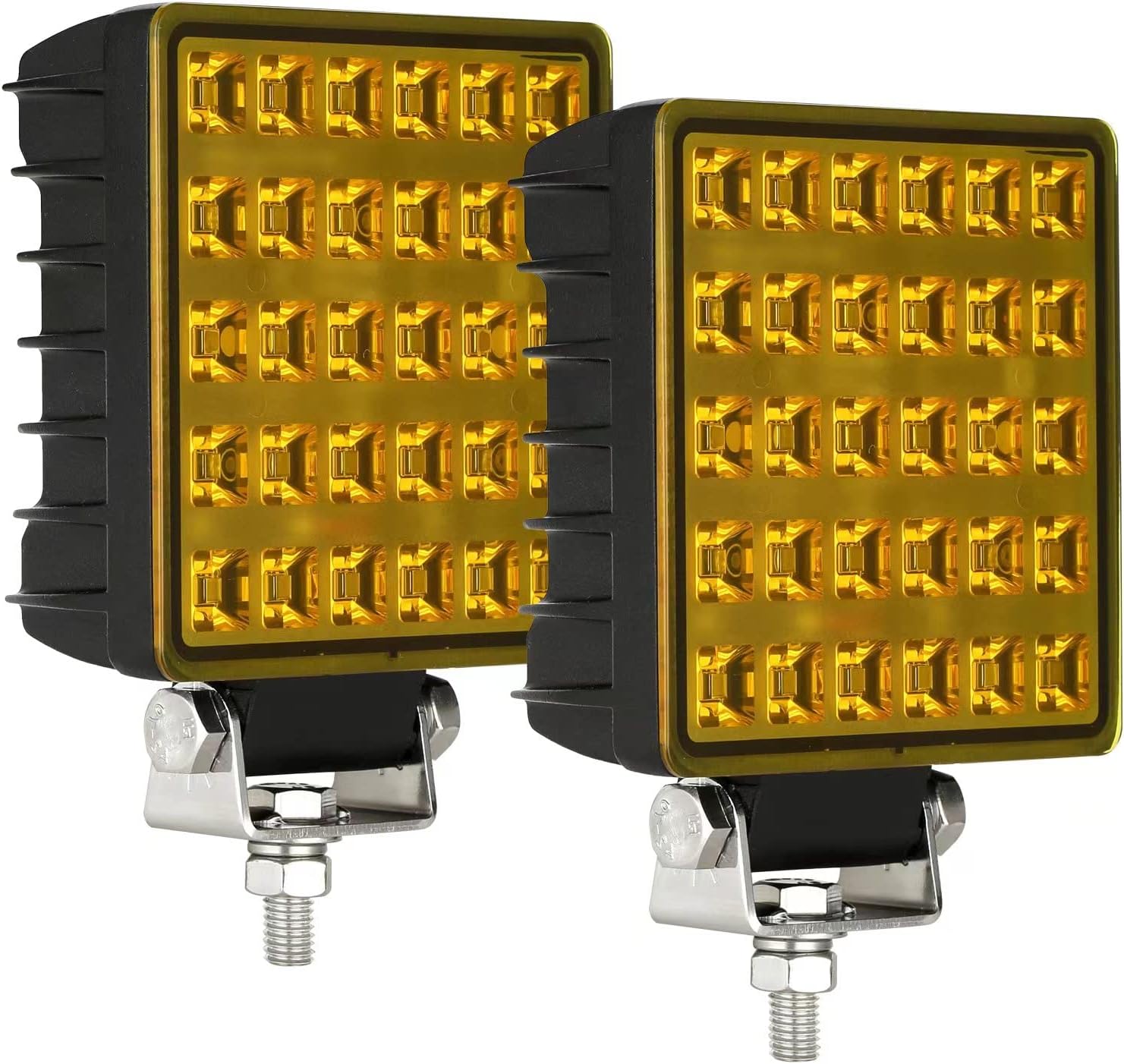 BIGLION.X 4 inch 90W 11000LM Led Amber Work Flood Light