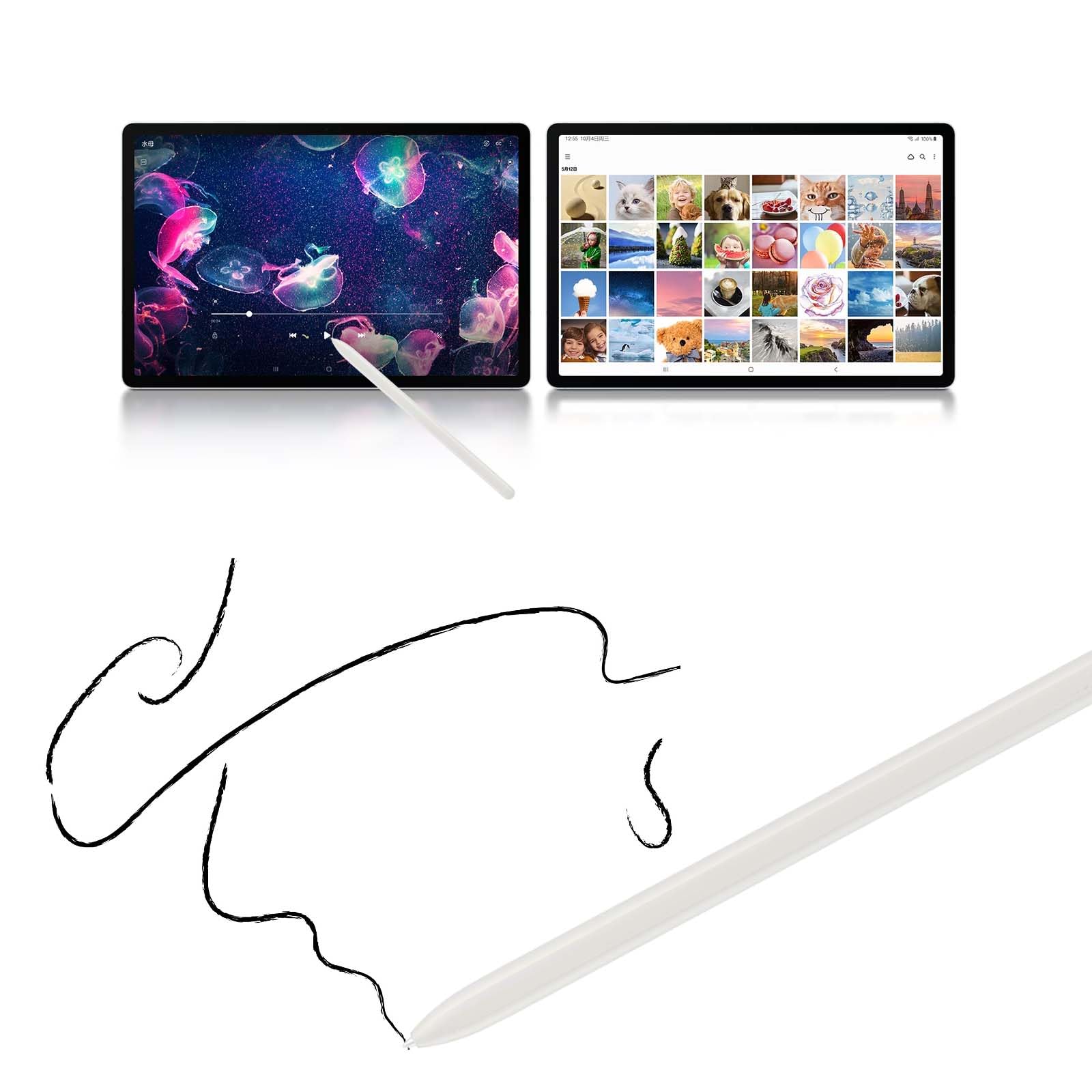 Samsung Galaxy Tab S9 FE+ 本体 S Pen付属 Amazon.com: 2 Pcs Tab S9 FE S Pen Replacement for Samsung