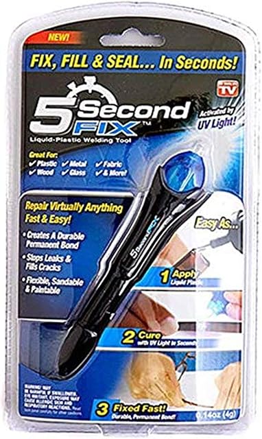 Amazing Crystal Gifts Quick 5 Second UV Light fix Liquid Plastic Welding compound glue repair pen tool