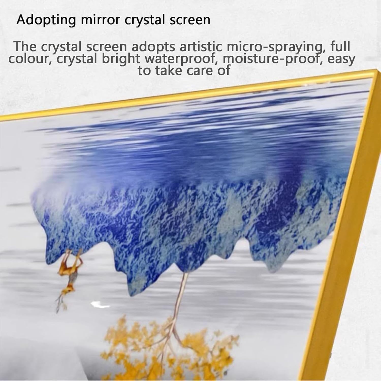 Stylish Horizontal Electrical Panel Cover, Artistic Meter Box Painting with Protective Function, Perfect for Hallway & Corridor Décor