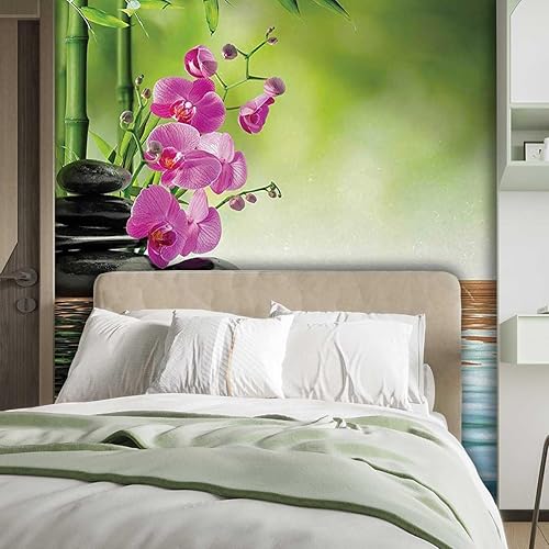 Miniatura 2 de YANFENQI Dorm Wallpaper Removable Spa Papel para Pared Decorativo Wall Decor Wallpaper for Bedroom Easy to Install (W) 59" X(H) 48"