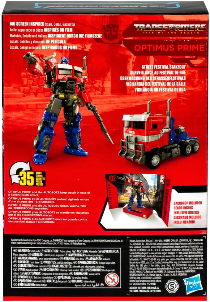 Transformers Generations Studio Series 102 Optimus Prime Traveller Class Conversion Figure, Transformers: Rise of The Beasts