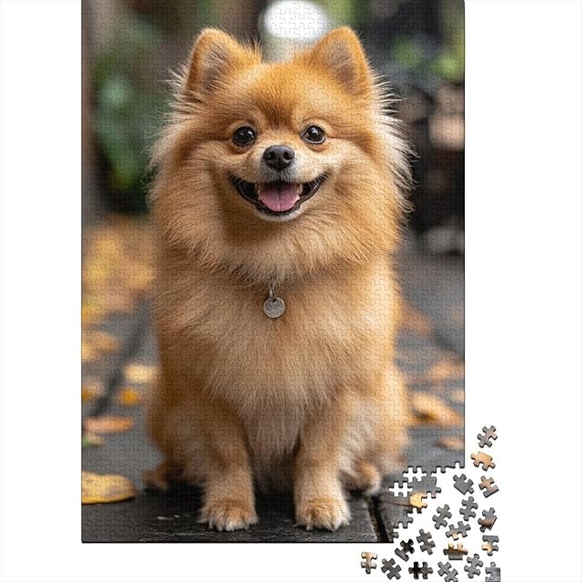 Foto 2 de 7 de Pomerania Rompecabezas De 1000 Piezas para Adultos Y Niños Animal Clásicos Diversión Pintura Juguete…