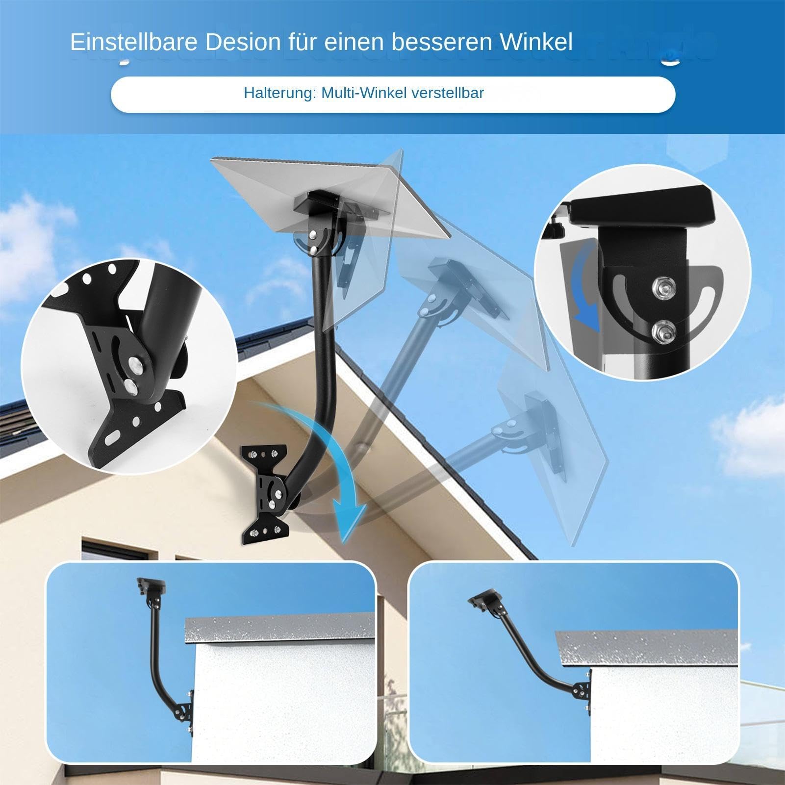 Support D'Antenne Bras Orientable Pour Parabole Internet