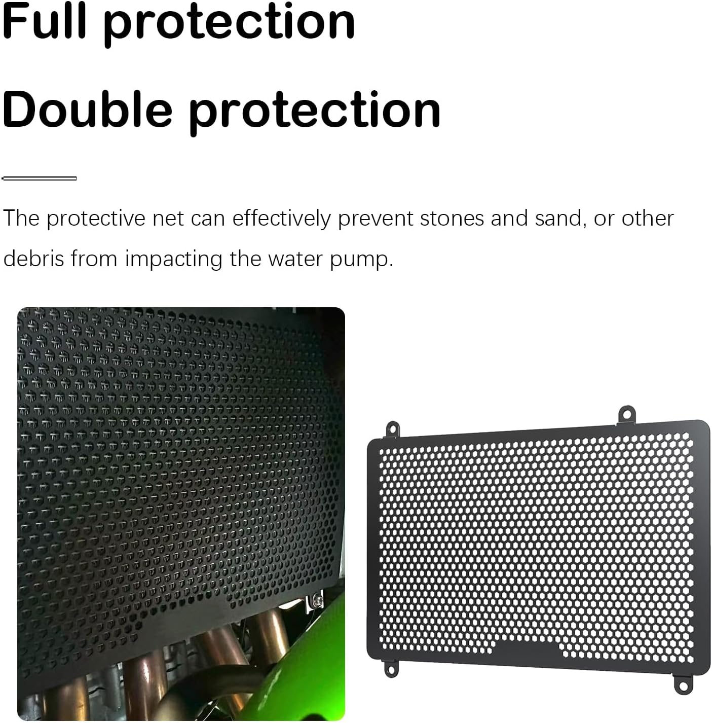 Motorcycle Radiator Grille Guard Cover Compatible with ZX-4RR/ZX-4R/ZX-4R SE/Ninja ZX-4RR / ZX-4R / ZX-4R SE 2023-2024